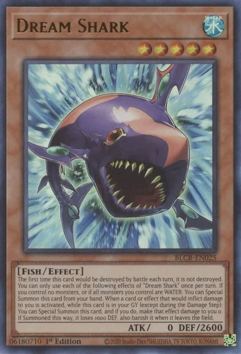Dream Shark BLCR-EN025 Yu-Gi-Oh card from Battles of Legend: Crystal Revenge