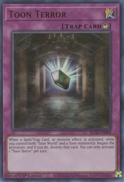 Toon Terror BLCR-EN069 Yu-Gi-Oh card from Battles of Legend: Crystal Revenge