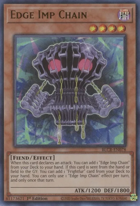 Edge Imp Chain BLCR-EN078 Yu-Gi-Oh card from Battles of Legend: Crystal Revenge