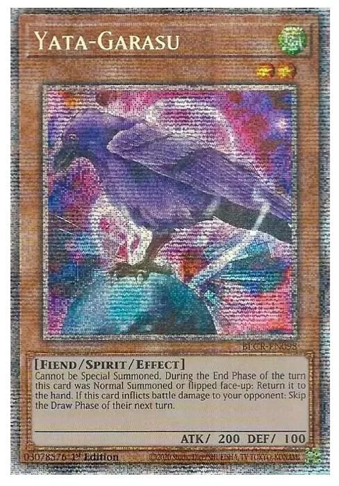 Yata-Garasu Starlight Rare BLCR-EN098 Yu-Gi-Oh card from Battles of Legend: Crystal Revenge