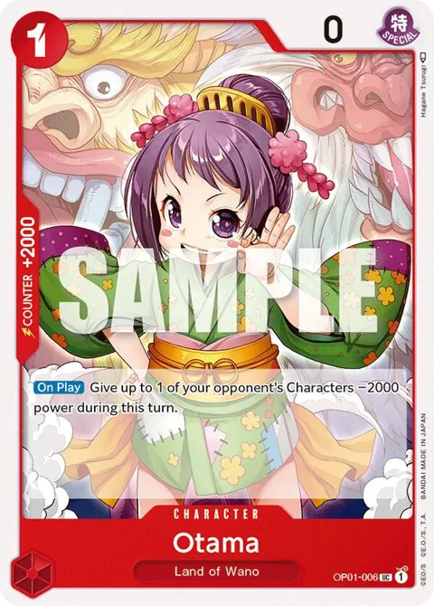 Otama OP01-006 One Piece card from Romance Dawn