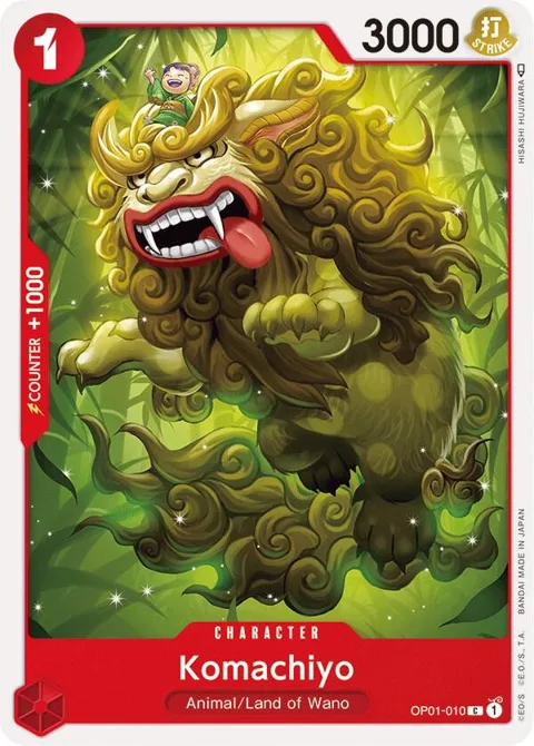 Komachiyo OP01-010 One Piece card from Romance Dawn