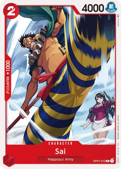 Sai OP01-012 One Piece card from Romance Dawn