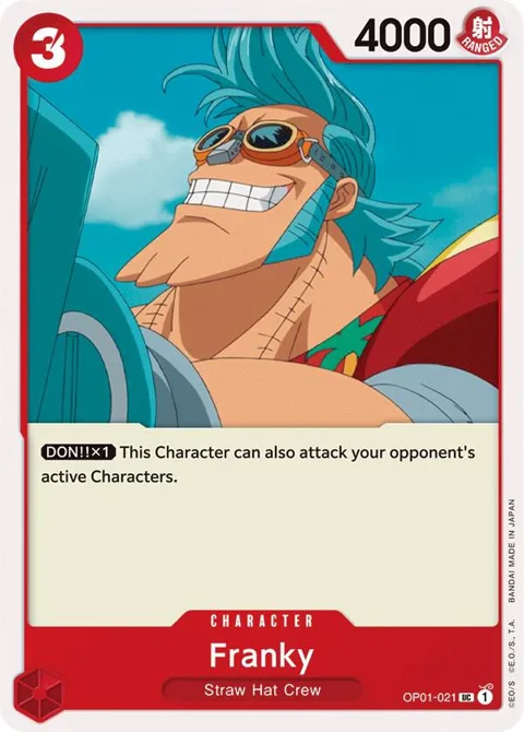 Franky OP01-021 One Piece card from Romance Dawn