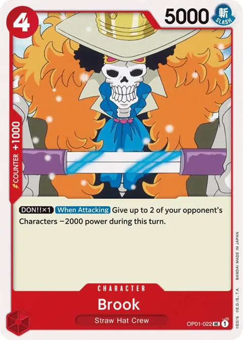 Brook OP01-022 One Piece card from Romance Dawn