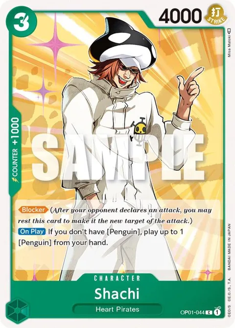 Shachi OP01-044 One Piece card from Romance Dawn