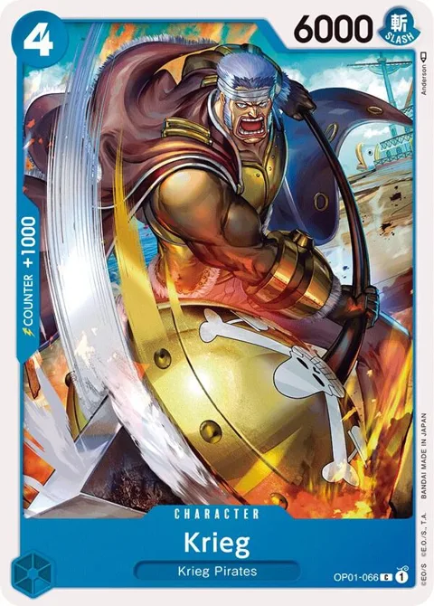 Krieg OP01-066 One Piece card from Romance Dawn