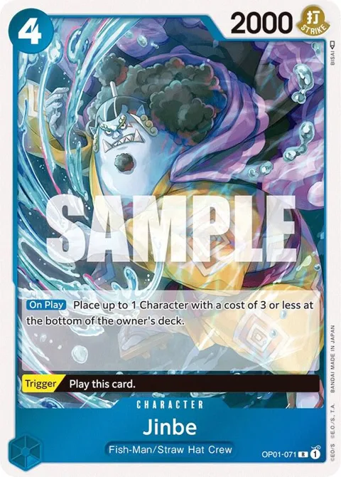 Jinbe OP01-071 One Piece card from Romance Dawn