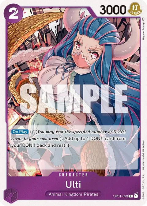 Ulti OP01-093 One Piece card from Romance Dawn