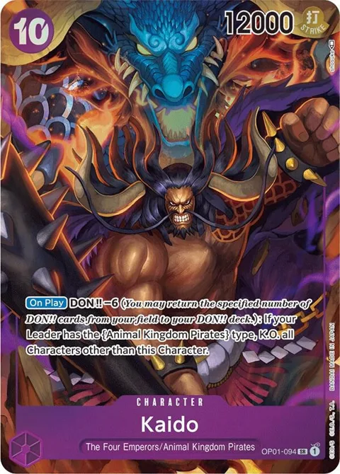 Kaido Alt Art OP01-094 One Piece card from Romance Dawn