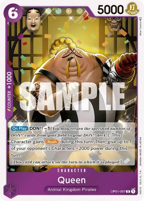 Queen OP01-097 One Piece card from Romance Dawn