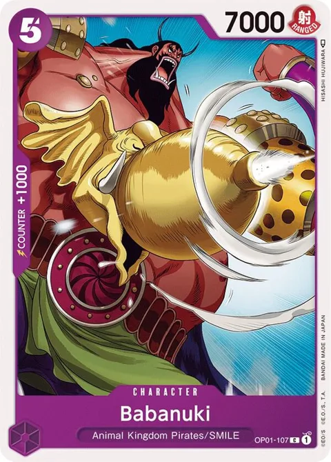 Babanuki OP01-107 One Piece card from Romance Dawn