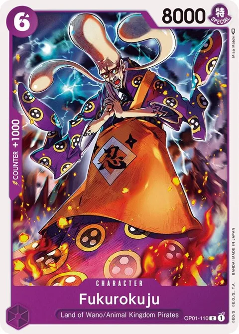 Fukurokuju OP01-110 One Piece card from Romance Dawn