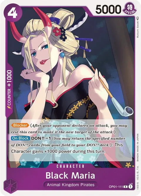Black Maria OP01-111 One Piece card from Romance Dawn