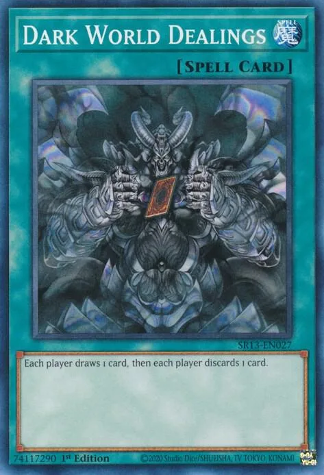 Dark World Dealings SR13-EN027 Yu-Gi-Oh card from Structure Deck: Dark World