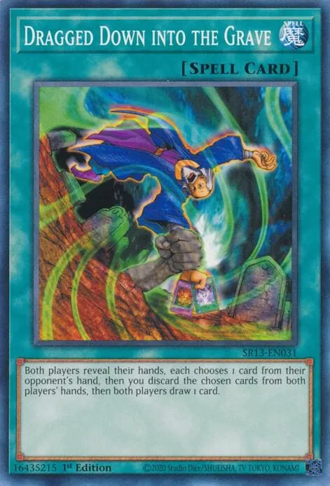 Dragged Down into the Grave SR13-EN031 Yu-Gi-Oh card from Structure Deck: Dark World