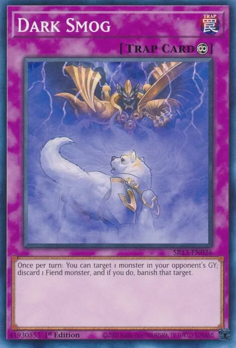Dark Smog SR13-EN036 Yu-Gi-Oh card from Structure Deck: Dark World