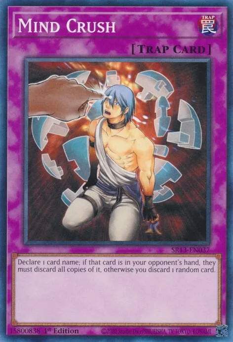 Mind Crush SR13-EN037 Yu-Gi-Oh card from Structure Deck: Dark World