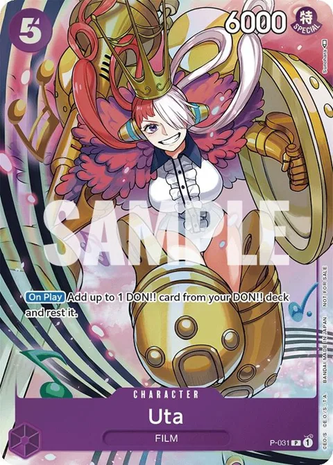 Uta Event Pack Vol. 1 P-031 One Piece card from One Piece Promotion Cards