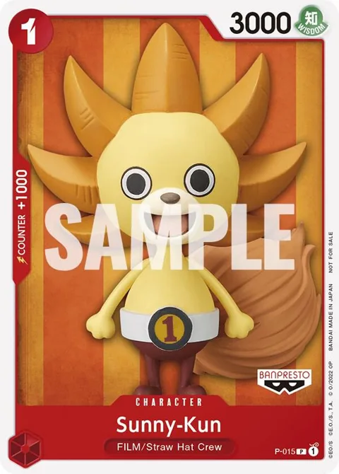 Sunny-Kun One Piece Film Red P-015 One Piece card from One Piece Promotion Cards