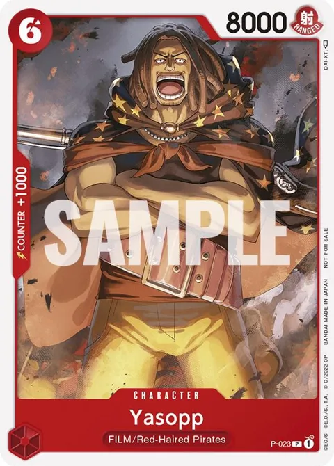 Yasopp One Piece Film Red P-023 One Piece card from One Piece Promotion Cards