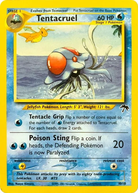 Tentacruel #10/18 Pokémon card from Southern Islands