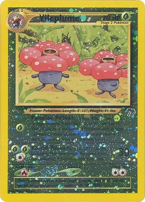 Vileplume #17/18 Reverse Holofoil Pokémon card from Southern Islands