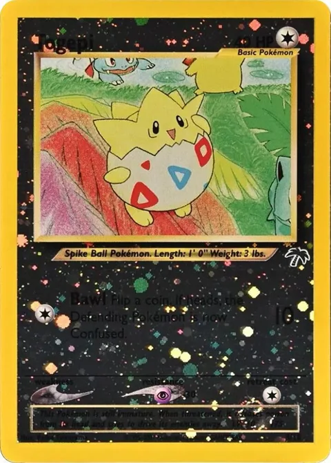 Togepi #04/18 Reverse Holofoil Pokémon card from Southern Islands