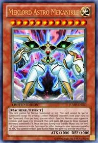 Meklord Astro Mekanikle JUMP-EN050 Yu-Gi-Oh card from Shonen Jump Magazine Promos