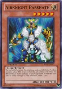 Airknight Parshath SDLS-EN017 Yu-Gi-Oh card from Structure Deck: Lost Sanctuary
