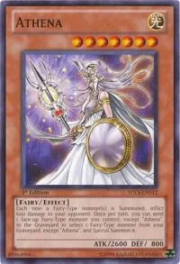 Athena SDLS-EN012 Yu-Gi-Oh card from Structure Deck: Lost Sanctuary