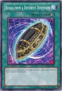 Burial from a Different Dimension SDLS-EN029 Yu-Gi-Oh card from Structure Deck: Lost Sanctuary