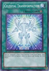 Celestial Transformation SDLS-EN028 Yu-Gi-Oh card from Structure Deck: Lost Sanctuary