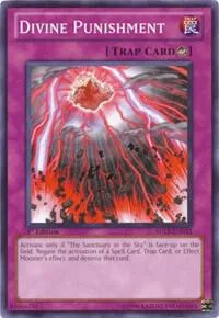 Divine Punishment SDLS-EN033 Yu-Gi-Oh card from Structure Deck: Lost Sanctuary
