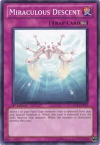 Miraculous Descent SDLS-EN037 Yu-Gi-Oh card from Structure Deck: Lost Sanctuary