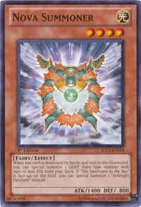 Nova Summoner SDLS-EN018 Yu-Gi-Oh card from Structure Deck: Lost Sanctuary