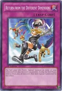 Return from the Different Dimension SDLS-EN034 Yu-Gi-Oh card from Structure Deck: Lost Sanctuary