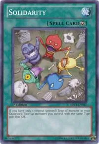 Solidarity SDLS-EN031 Yu-Gi-Oh card from Structure Deck: Lost Sanctuary
