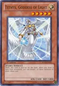 Tethys, Goddess of Light SDLS-EN010 Yu-Gi-Oh card from Structure Deck: Lost Sanctuary