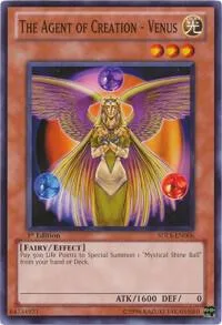 The Agent of Creation - Venus SDLS-EN006 Yu-Gi-Oh card from Structure Deck: Lost Sanctuary