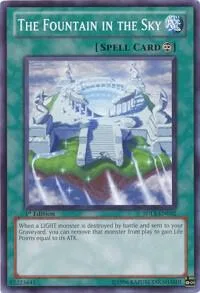 The Fountain in the Sky SDLS-EN032 Yu-Gi-Oh card from Structure Deck: Lost Sanctuary