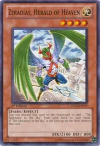 Zeradias, Herald of Heaven SDLS-EN019 Yu-Gi-Oh card from Structure Deck: Lost Sanctuary