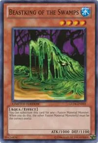 Beastking of the Swamps GLD4-EN005 Yu-Gi-Oh card from Gold Series 4: Pyramids Edition