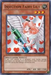 Injection Fairy Lily GLD4-EN009 Yu-Gi-Oh card from Gold Series 4: Pyramids Edition