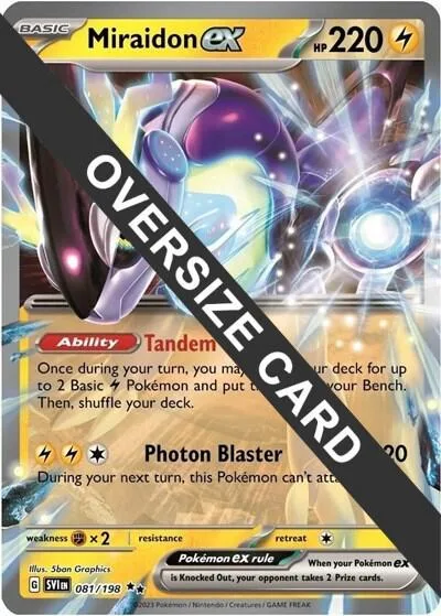 Miraidon ex #081/198 Holofoil Pokémon card from Jumbo Cards