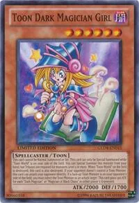 Toon Dark Magician Girl GLD4-EN015 Yu-Gi-Oh card from Gold Series 4: Pyramids Edition