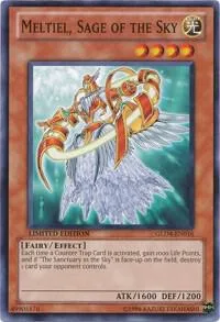Meltiel, Sage of the Sky GLD4-EN016 Yu-Gi-Oh card from Gold Series 4: Pyramids Edition