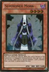 Summoner Monk GLD4-EN027 Yu-Gi-Oh card from Gold Series 4: Pyramids Edition