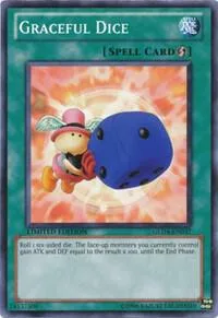 Graceful Dice GLD4-EN037 Yu-Gi-Oh card from Gold Series 4: Pyramids Edition