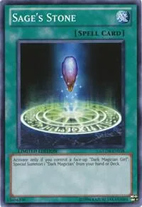 Sage's Stone GLD4-EN038 Yu-Gi-Oh card from Gold Series 4: Pyramids Edition